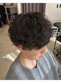 シャドウパーマ/波巻きパーマ/刈り上げ/池袋メンズカット