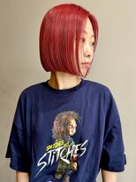 イギー(igggy) ブリーチなしダブルカラー☆レッド