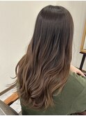 透明感ベージュグラデーション