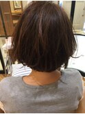 ショートボブでもふんわりカール☆担当　副店長川上功介