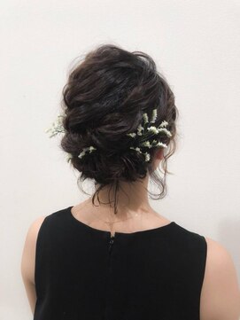 ヘアメイク シュシュ(Hair make chou chou) ボブのアップアレンジ【chou-chou 北林夏実】