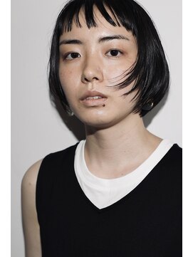 ヘアーアンドスペース セブンブリッジ(HAIR&SPACE 7Bridge) 7Bridge 菊地大 ショートバング レイヤーボブ