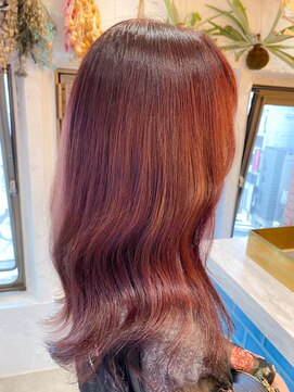 シー バイ ロンド 新宿(Sea by Lond) 【遠藤　駿】お客様リアルスタイル☆チェリーブラウン