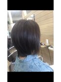 縮毛矯正＆カラーカット