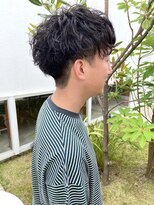 トップヘアー スパアンドリラクゼーション 安城(spa&relaxation)&nbsp;100%癖毛活かしメンズマッシュヘア