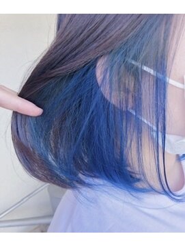 カーサ(Casa by JLB) 【CASA.maika】インナーカラー×サファイアブルー