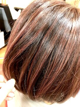 美容室プラザ 王寺店 立体感ハイライト