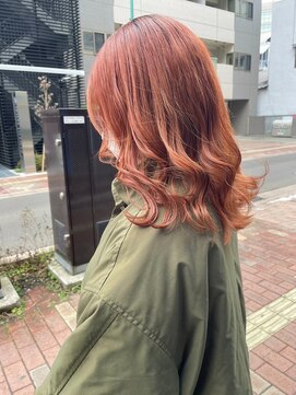 ヘアーメイクオズ(hair make O/S) ヘアメイクオズ＆佐藤魁人　　オレンジベージュ