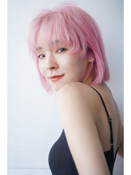 リノショアーズ ショウナン 辻堂店(RinoShores SHONAN) 10代20代★大人かわいいダブルカラーブリーチピンクアッシュ系