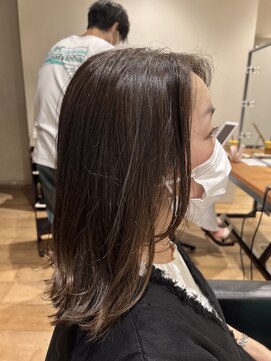 クローゼット 新宿(closet) 外ハネボブ/ペールベージュ[髪質改善/ヘッドスパ白髪染め/新宿】