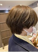 甲子園口/髪質改善/ショート/ハイライト/酸性ストレート