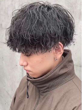 フィフス 名駅(fifth) 波巻きスパイラルパーマツーブロックツイストパーマメンズヘア