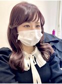 THEOSCAR梶原 くびれ韓国ヘアで柔らかピンクベージュ