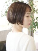 大人マッシュショート／丸みショート／イメチェン／30代40代50代