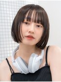 【Un ami】ミニボブ/顔周りカット/ぱっつん 寺村佳乃