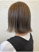 グレイアッシュ×ショートスタイル