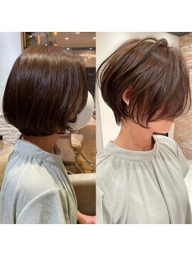 バンプ ギンザ(BUMP GINZA) 30代/40代/50代・絶壁解消×くびれショートボブ【浅野】