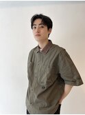 メンズ センターパート