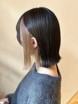 レリコ ニド(Relico-nid) 髪質改善10代20代30代韓国風顔周りインナーミルクティーボブ