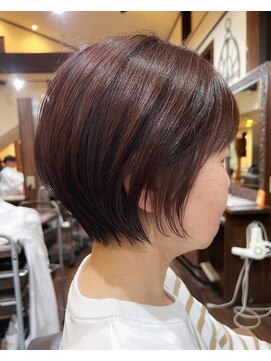 美容室 ルチア ハワイ(Luccica HAWAII) ショートボブ×ピンクブラウン