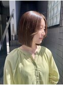 ボブ/ひし形ボブ/韓国風ボブ/10代20代/前髪なし/齋藤
