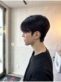 men's hair韓国ベリーショートカルマパーマニュアンスパーマ