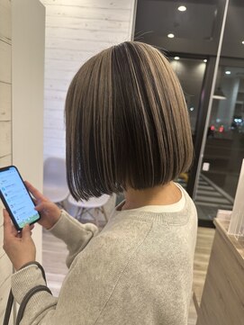ヘアメイク アリエス 岩切店(HAIR MAKE aries) 【仙台 ブリーチ ヘアカラー】アンブレラカラー