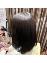 美容室ヒラトヤ 仙北店&nbsp;立体感丸みボブ×20代30代大人可愛い小顔スタイル