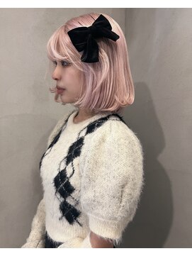 ペレ 梅田(PELE) 前髪/アンブレラカラー/こなれミディ/イメチェン/ウェーブパーマ