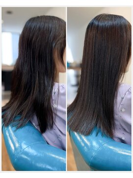 アメイズトーキョー 札幌大通(Amaz! tokyo) 小顔ネビージュワンレン/縮毛矯正/髪質改善/ツヤ髪/くせ毛