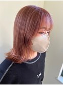 イメチェン/ホワイトブロンド/外ハネボブ/美髪/大津/瀬田