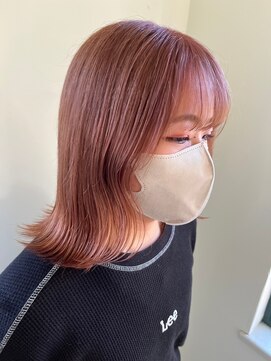 エクファ ヘア リゾート 大津 瀬田店(ex-fa hair resort) イメチェン/ホワイトブロンド/外ハネボブ/美髪/大津/瀬田
