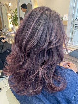 ミーサ(MYSA) 白髪ぼかしハイライトカラー