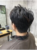 アップバングショート【駿河区／美容室／メンズ】