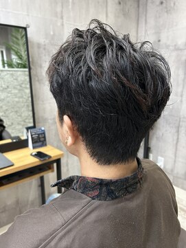 リヤン(Lien) アップバングショート【駿河区／美容室／メンズ】