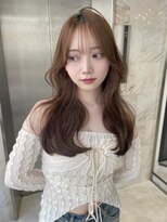 リリー(Lilley) マロンベージュ×小顔レイヤー×韓国風巻き【ayana】