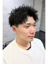バーバーハウス ラヴィ(Barber House Lavie) ツイストパーマ&スパイキーショート