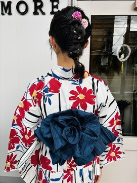 ビーモア(B'MORE) 浴衣着付け(持込)+ヘアアレンジ