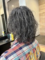 メンズ ラピス 横浜店(Men’sLapis)&nbsp;【外国人風】ホワイトメッシュ×サーフカール