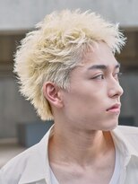 レタッチ バイ フィフス 天神大名(RETOUCH by fifth) 福岡大名メンズパーマスパイキーショートスパイラルパーマ30代