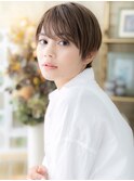 アシンメトリーナチュラルマッシュショートh4戸田公園30代40代
