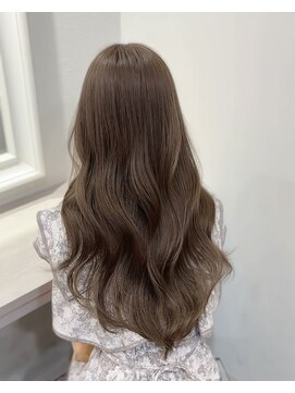 イオエ(ioe) デザインカラー/グランマッシュ/暗めカラー/ミディアムヘア