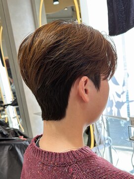 ロンドリメゾン 原宿(Lond re Maison.) men's/顔周り/ニュアンスパーマ/黒染め/韓国/ダウンパーマ