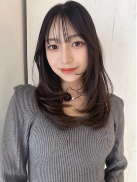 レイラバイアフロート 吉祥寺(Lila by afloat) レイヤーカット/顔まわりカット/くびれヘア//グレージュ