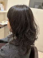 アナザーワールドココン(ANOTHER WORLD cocon) #ミディアムパーマ#ゆるふわパーマ#こなれ感