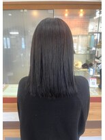 トップヘアー 中庄店(TOP HAIR fuapua) ダークブラウン×ハッシュカット【りり】