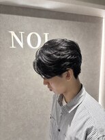 ノイ(NOI) センターパートニュアンスパーマフェザーパーマ眉毛カット札幌