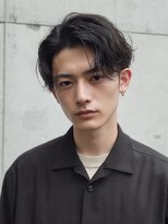 メンズサロン アネロ 名駅(Men's salon anhelo)&nbsp;センターパート×ニュアンスパーマ×ダウンパーマ×ビジネスヘア