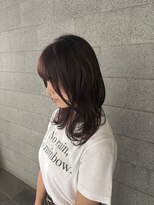 ルート(ROUTE)&nbsp;艶感ブラウン×顔まわりレイヤー