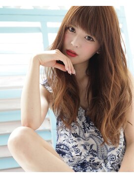 オウル(Owll) ワイドバング外国人風だれカール[mignon]モテ髪ロングスタイル